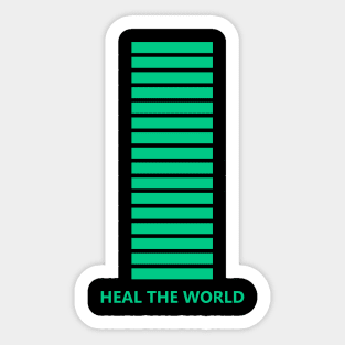 Heal The World Sticker